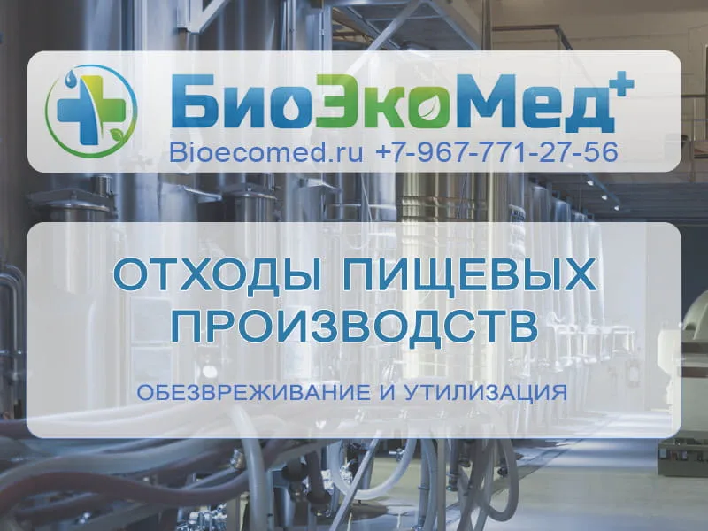 Отходы пищевых производств
